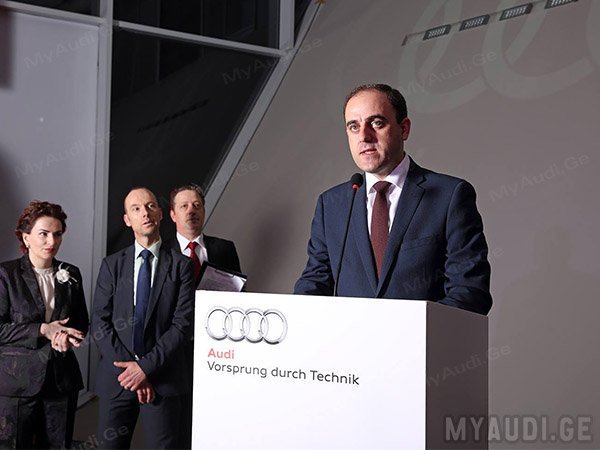 თბილისის მერი "აუდის" ახალი ცენტრის გახსნას დაესწრო
